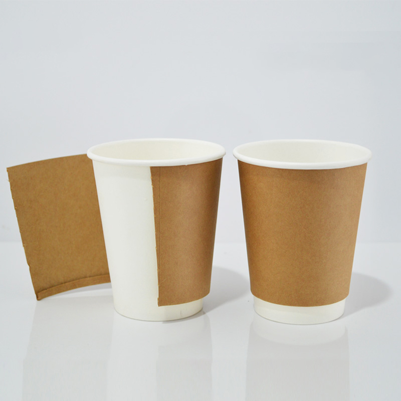 3-32oz Double Wall Paper Cup with Lid