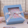 Folding Paper Gift Box with Clear Window