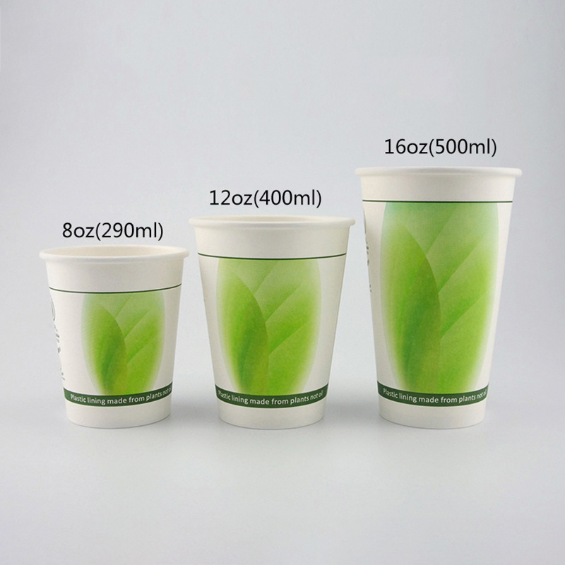 3oz-32oz PLA Coffee Paper Cups