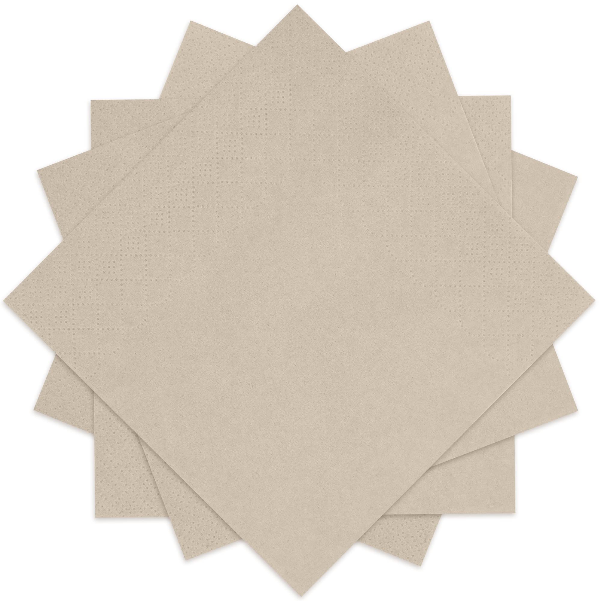 Bamboo Napkins 4.5"x4.5" Compostable Dinner Napkins