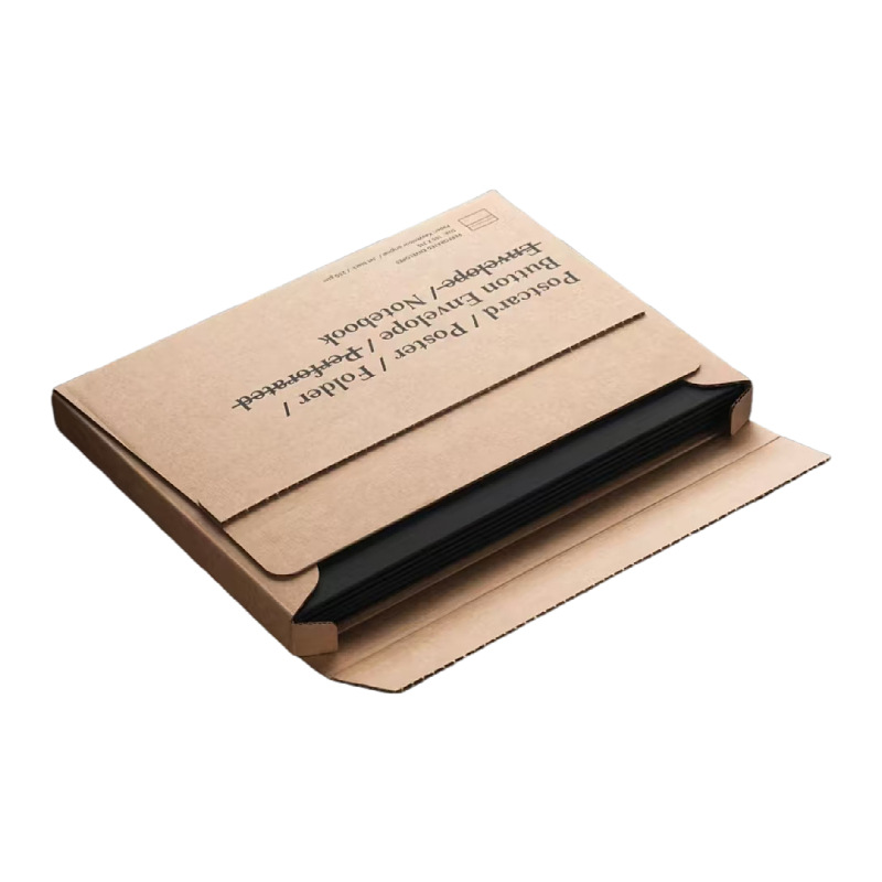 Custom Black Shipping Boxes Thicken Gift Packaging Airplane Corrugated Box Folding Paper Mailing Box with Logo