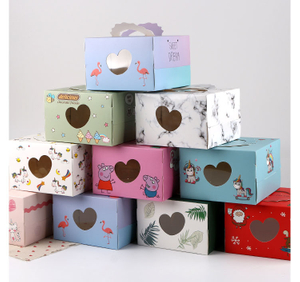 Eco-Friendly Windowed Cake Boxes | Custom Sizes & Logo | Wholesale Cake Packaging Supplier