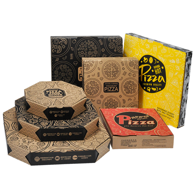 6-14inch Corrugated Pizza Box Folding Box