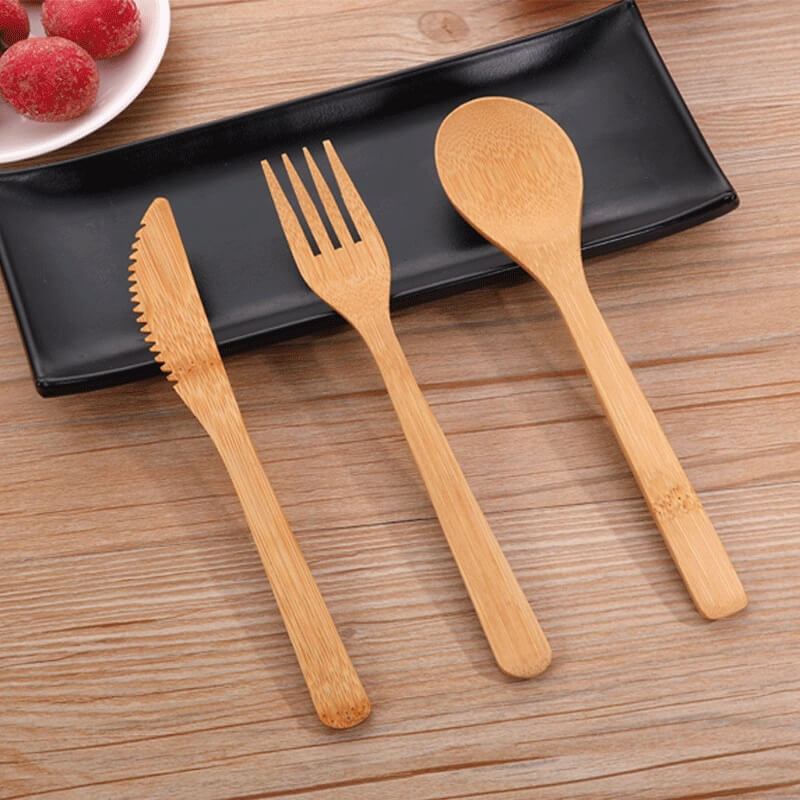 Wooden Knife, Fork And Spoon