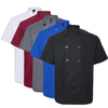 Black White Restaurant Uniforms Short