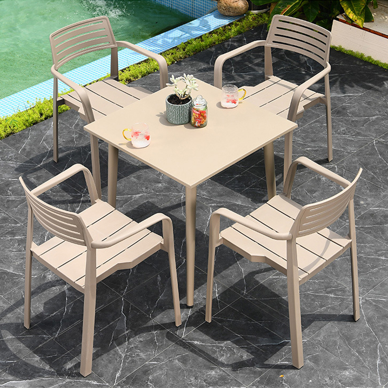 Leisure Patio Terrace Dining Table And Chairs