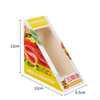 Kraft White Paper Breakfast Bread Dessert Packaging Sandwich Box