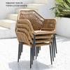 Outdoor Patio Woven Rattan Table And Chairs