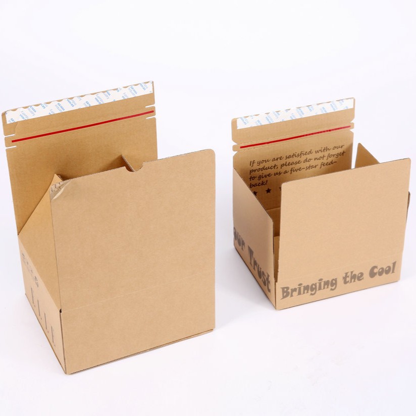 Custom Logo Collapsible Flat Corrugated Cardboard Kraft Paper Clothes Jewelry Perfume Food Packaging/Shipping/Packing/Mailer/Package Christmas Gift Carton Box