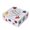  Disposable Colored Cardboard Bakery Dessert Packaging Paper Box for Cookie Biscuit Pastry Donut Cake