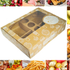 Wholesale environmental protection kraft paper takeaway lunch box