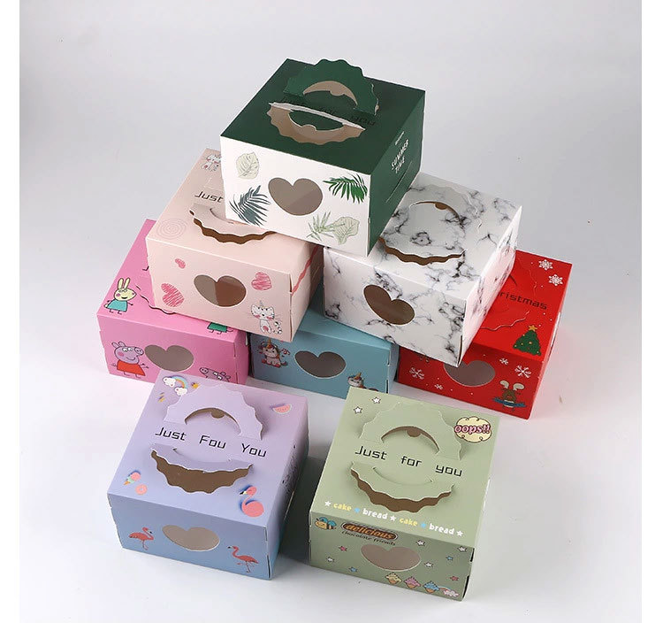 Eco-Friendly Windowed Cake Boxes | Custom Sizes & Logo | Wholesale Cake Packaging Supplier