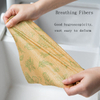 Environmentally friendly degradable bamboo fiber kitchen rag