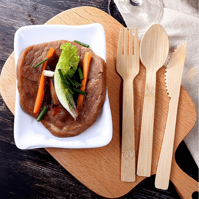 Wooden Knife, Fork And Spoon