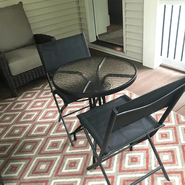 Steel Chairs Folding Square Tables Antique