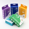 Custom Ear-Hook Gift Packaging Card Paper Box with PVC Window