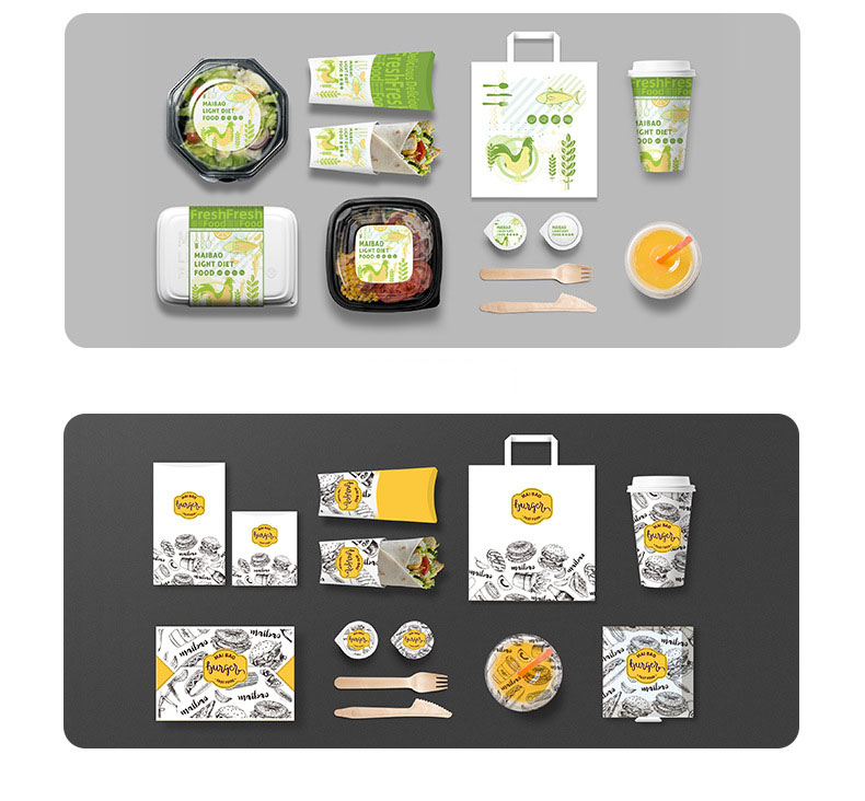 Light meal packing box