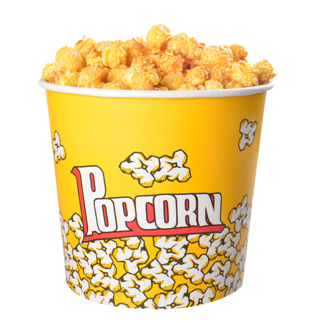 Popcorn Cups Paper Bucket Pack With Lid