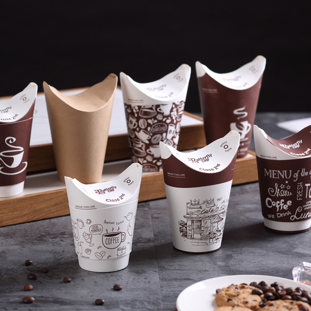 Butterfly paper cup