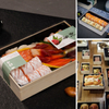 Eco-friendly wooden sushi packing box