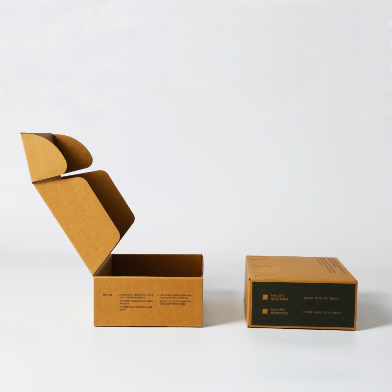 High-Quality Folding Mailer Box Corrugated Board Paper Box Brown Kraft Paper Packaging Carton Box