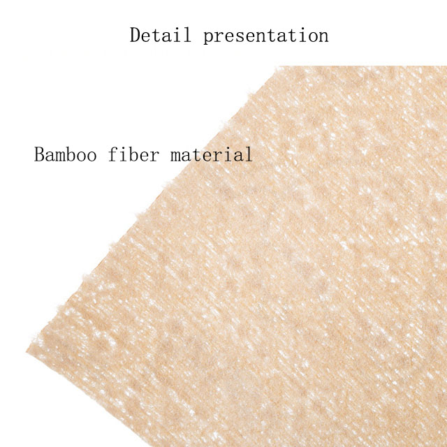 Environmentally friendly degradable bamboo fiber kitchen rag