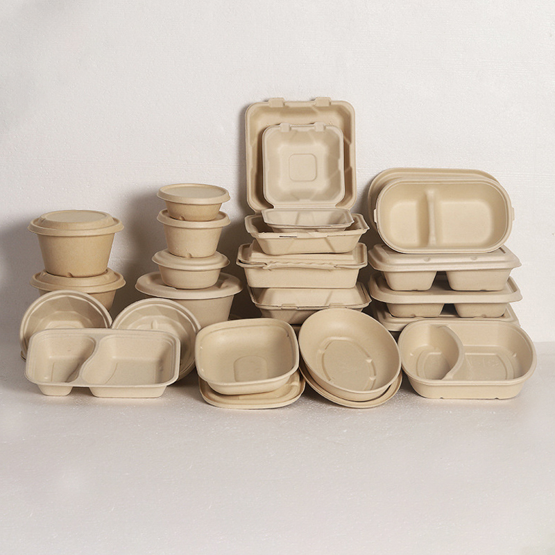 Bagasse Packaging Food Container Sugarcane Box