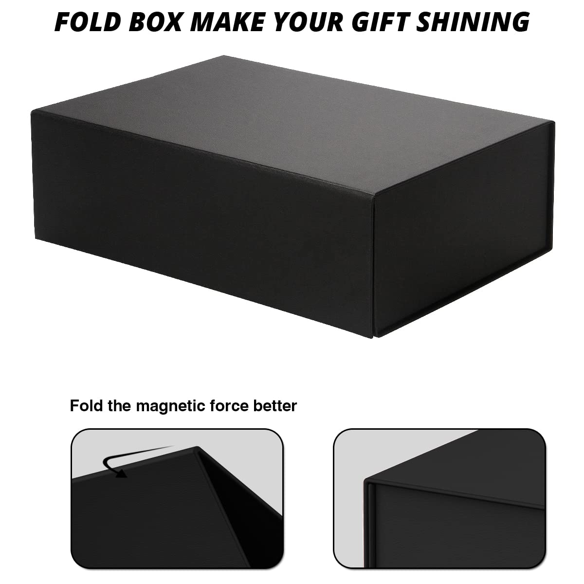 Gift Box Contains Card Shredded Paper Filler Paper Box with Lid