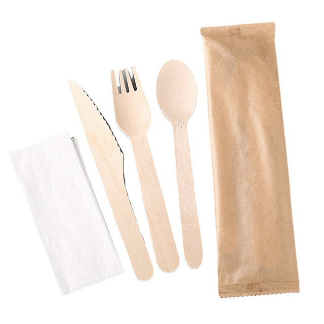 Wooden Knife, Fork And Spoon