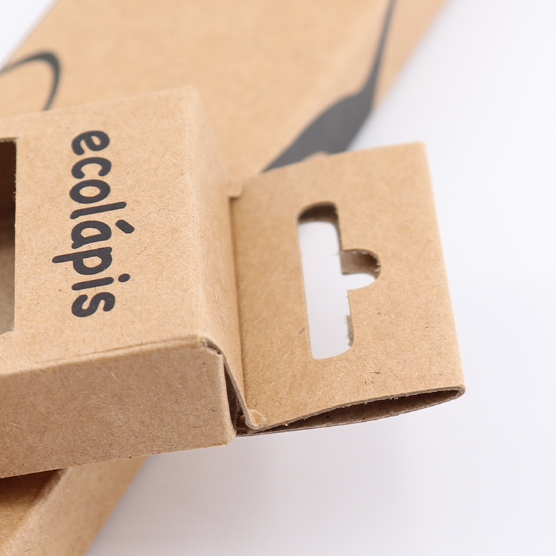 Kraft Card Box Factory Custom Color Printing Folding Box