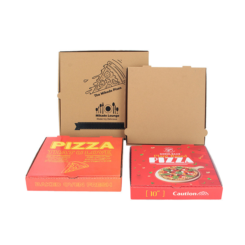 Customized Quality Wholesale Pizza Boxes Recyclable Pizza Box Corrugated Pizza Boxes