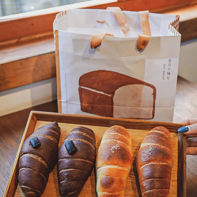 Delicious looking baked goods packaging