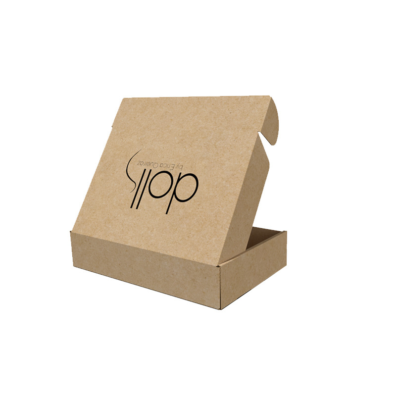 Custom Design Corrugated Box Mailer Box Shipping Box Kraft Paper Package Box for Clothes Jewelry Perfume Food Package