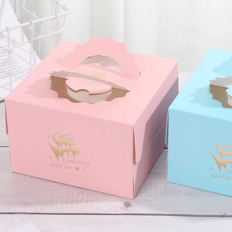 Eco-Friendly Windowed Cake Boxes | Custom Sizes & Logo | Wholesale Cake Packaging Supplier