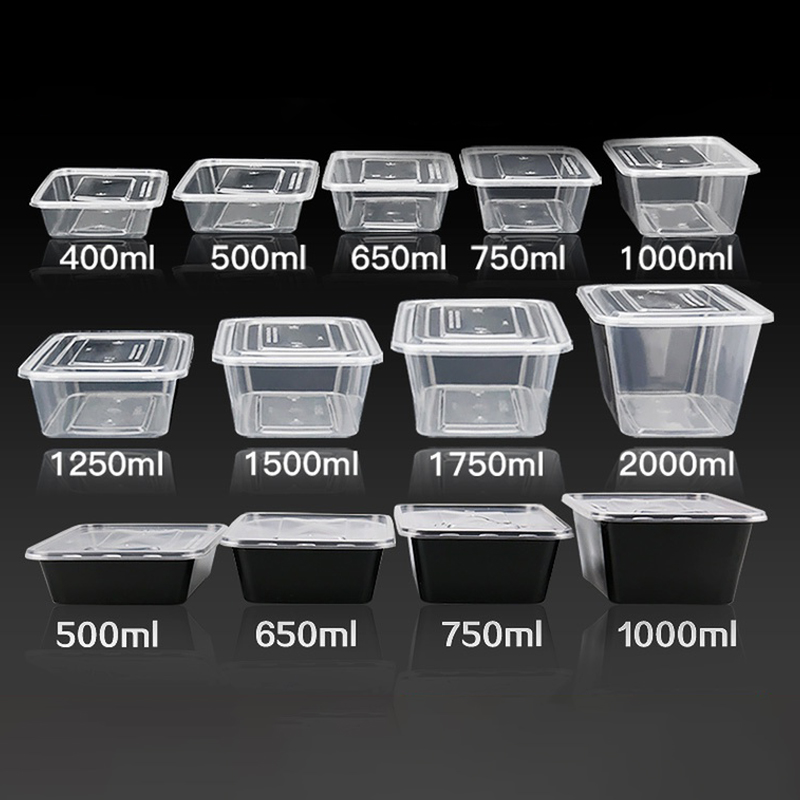 3 Compartment Plastic Meal Prep Bento Lunch Box