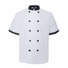 Black White Restaurant Uniforms Short