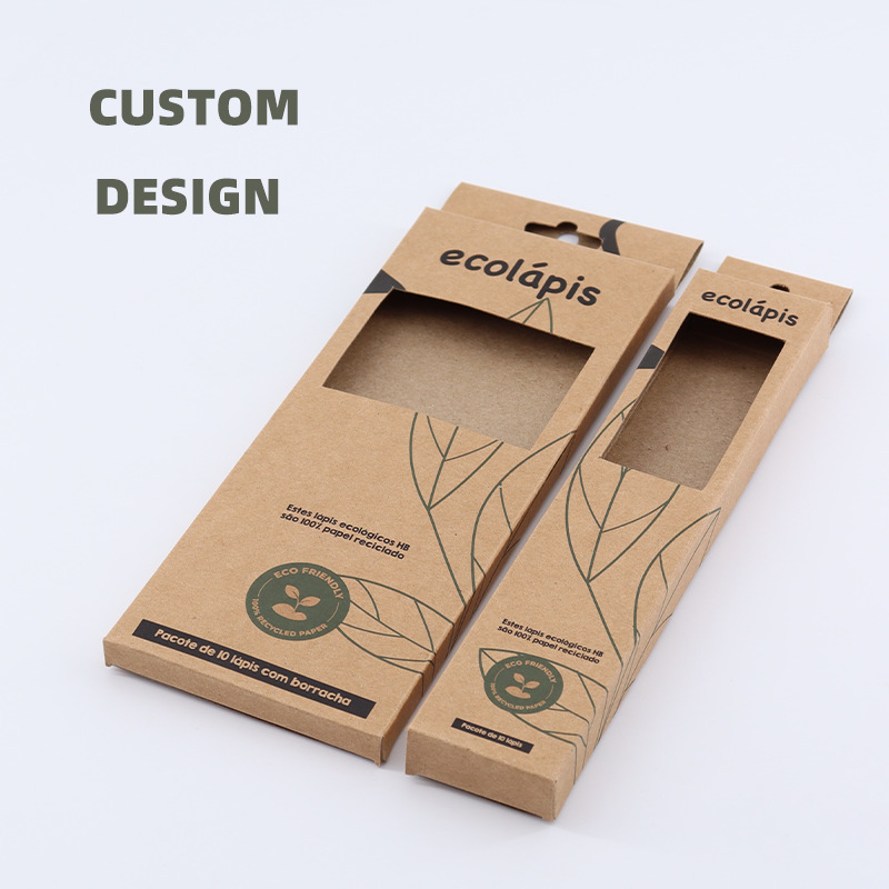 Kraft Card Box Factory Custom Color Printing Folding Box