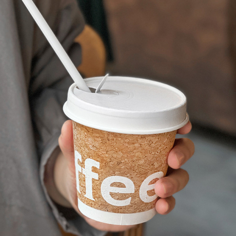 Soft feel insulated double layer coffee paper cup