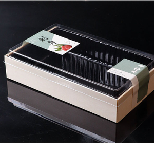 Eco-friendly wooden sushi packing box