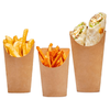 Takeaway Kraft French Fries Paper Cups