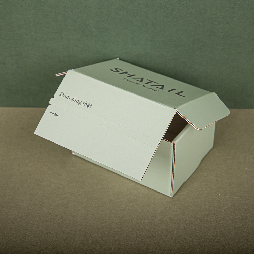 Corrugated Adhesive Tear off Strip Shipping Paper Box Mailer Box 