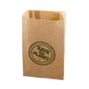 Factory Printed Customized Cowhide Food Sandwich PE Coated Kraft Wrapping Paper Bag