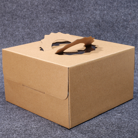 Custom Large Cardboard Kraft Paper Bakery Packing Clear Window Wedding 3 Layers Cake Box Handle Tall Box for Cake