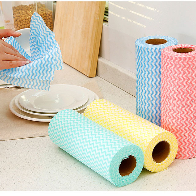 Non-woven kitchen disposable lazy rag