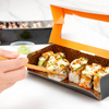 Takeaway Paper Sushi Container With Window