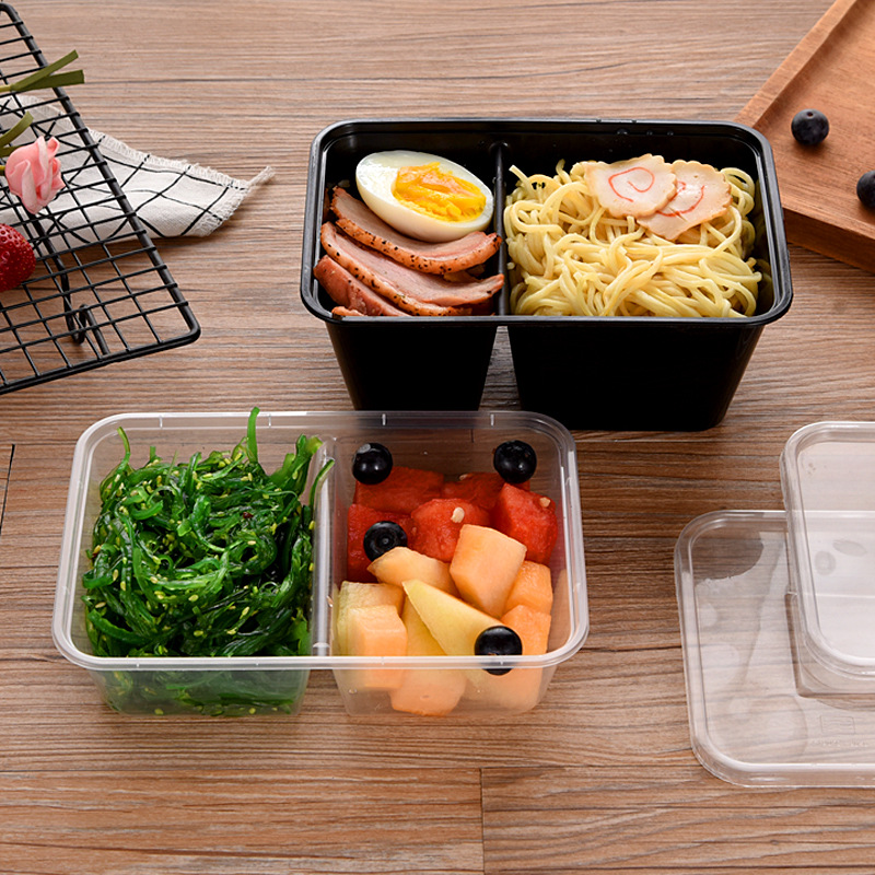 3 Compartment Plastic Meal Prep Bento Lunch Box