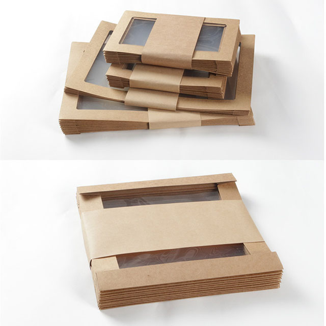 Kraft paper corrugated sushi box