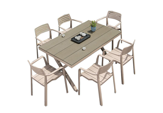 Leisure Patio Terrace Dining Table And Chairs