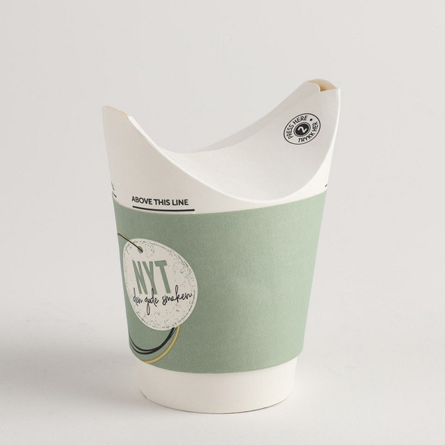 Butterfly paper cup